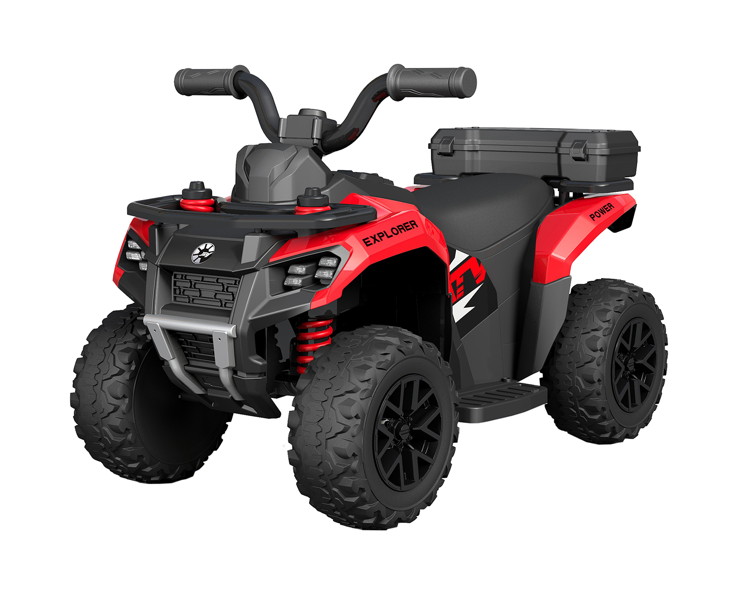 explorer_red_1 Акумулаторна кола ATV Master Red - Image 1