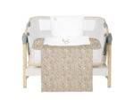 Бебешки спален комплект за мини-кошара 5ч Secret Garden Beige