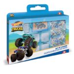 Комплект за творчество Hot Wheels със 7 печата, 3 флумастера и бележник за рисунки