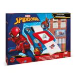Комплект за създаване на стикери Spiderman с 12 флумастери, 50 стикери, 7 печата и книжка за оцветяване