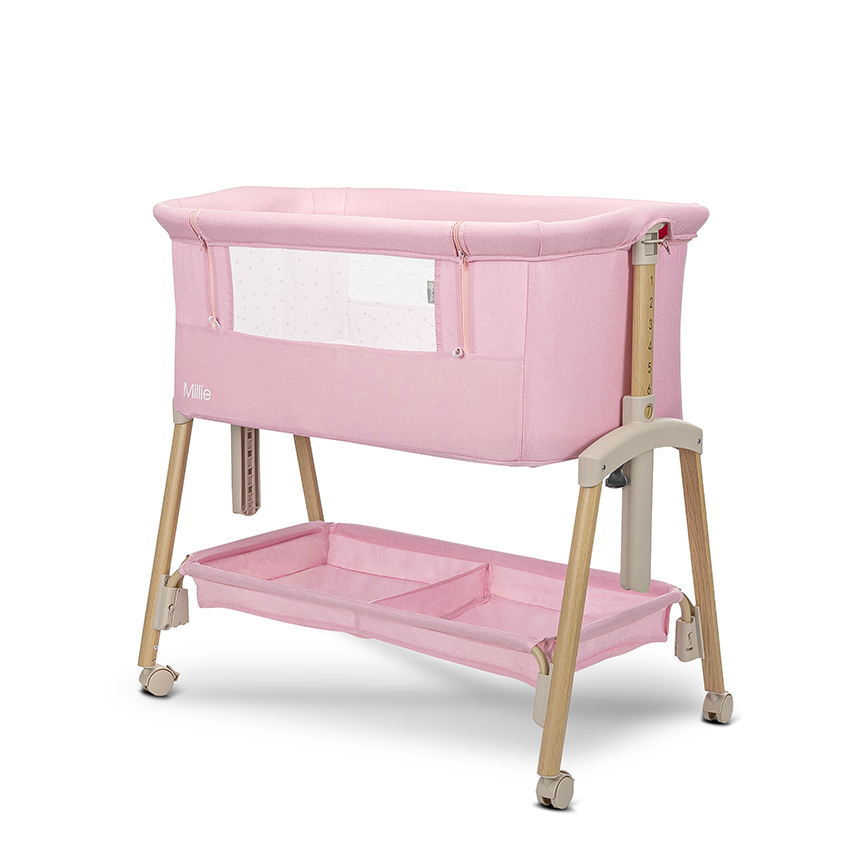 10080732613_1 МИНИ КОШАРА MILLIE С ПАДАЩА ПРЕГРАДА PINK /wooden - Image 1