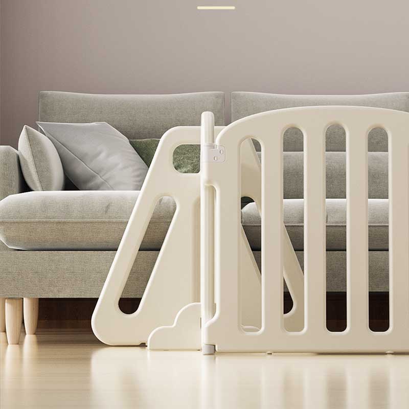 fq-wl-qd054_6 Модулна детска преграда за игра с вратичка Feelkids – бяла - Image 1