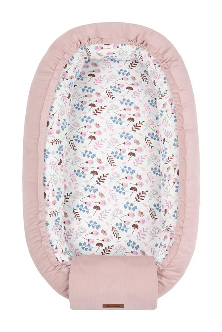 product-17668_8d2ac06c-7372-4349-a9eb-28fb3dbb0445 Бебшко Гнездо Ранфорс/Плюш 80 Х 45 См Розови Клонки 0-6 Месеца Sensillo - Image 1
