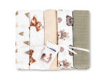Пелени Tetra 100% Памук  70X80 5 Броя Мечета Бежови Sensillo