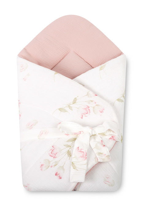 product-17857 Муселинова Пелена За Изписване Двулицева 75X75 Розови Цветя Sensillo - Image 1