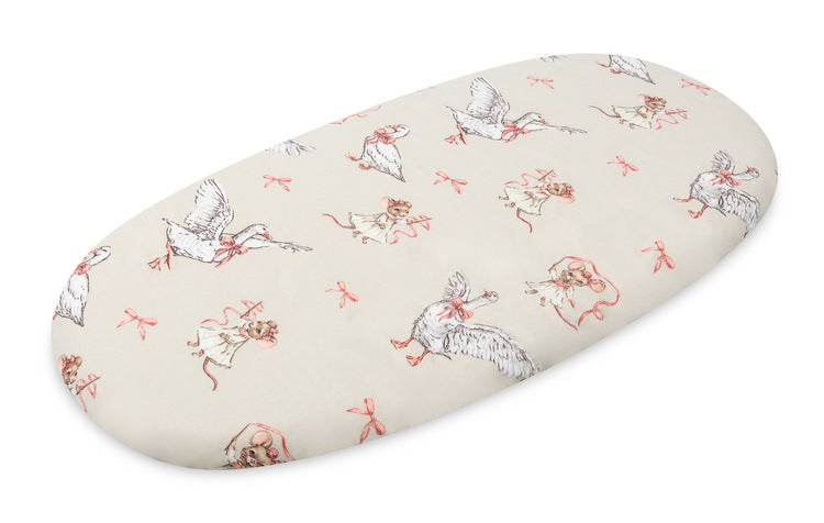 product-17883 Памучен Чаршаф За Количка Мишка И Гъска 35X75 Sensillo - Image 1